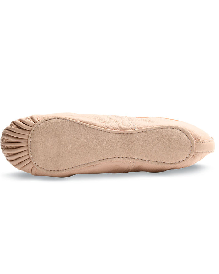 Leather sole sale ballet flats